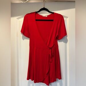 Heart Hips Scarlet Wrap Romper